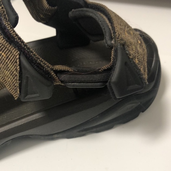 Teva brown sports sandals with Velcro fasteners unisex and very comfortable - Picture 10 of 11